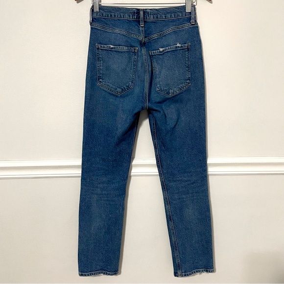 AGOLDE • Riley high rise straight crop jean in Frequency. Size 25 - Picture 4 of 9